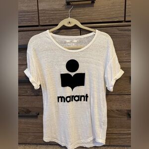 Isabel Marant Etoile Koldi Linen T-shirt - Medium